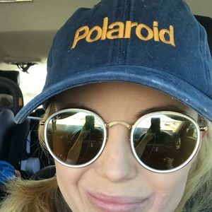 COPY - Vintage Blue Polaroid Cap Good Used Condition Baseball Cap